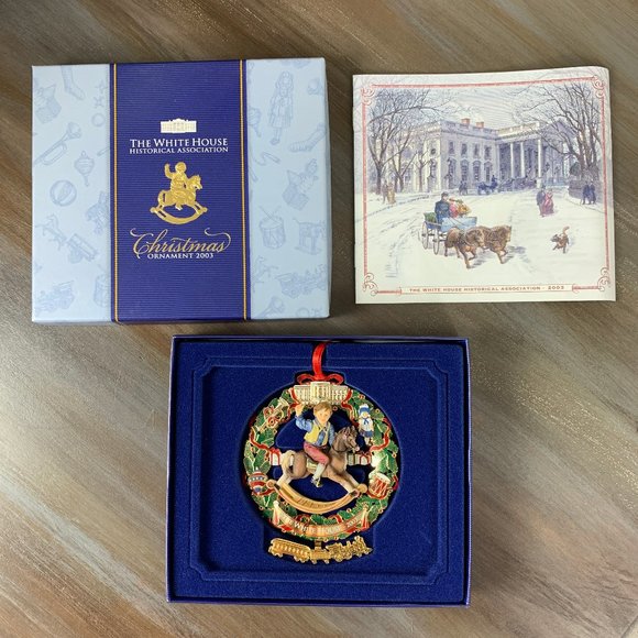 White House Historical Association Ornament 2003 - Picture 1 of 4